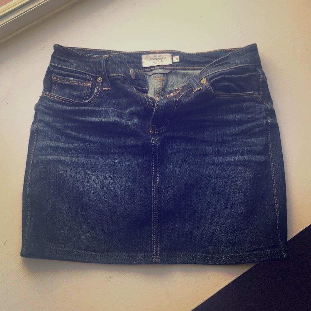 Abercrombie Jean Mini Skirt